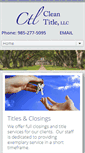 Mobile Screenshot of clean-title.com