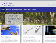 Tablet Screenshot of clean-title.com